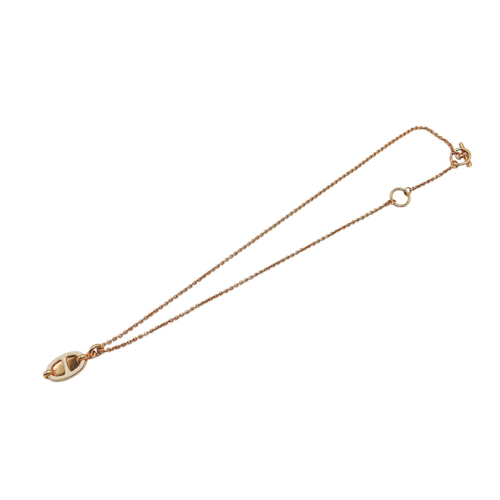 使用わずか 箱 HERMES エルメス ペンダント ミニマイヨン PM クレーム 