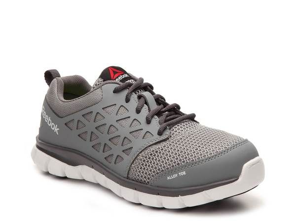 リーボック メンズ シューズ スニーカー Reebok Work Sublite Cushion Alloy Toe Work Shoe Grey グレー
