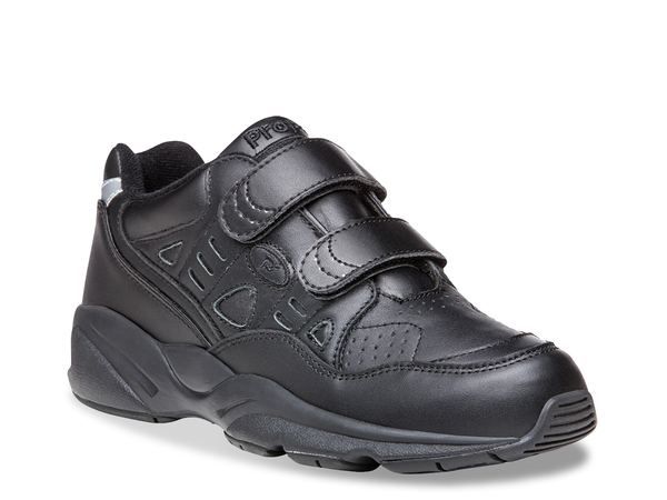 プロペット メンズ シューズ スニーカー Propet Stability Walker Strap Walking Shoe Mens Black ブラック
