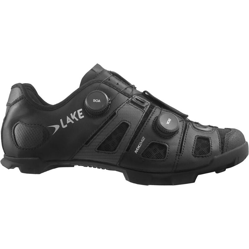 レイク メンズ シューズ スニーカー Lake MX242 Endurance Cycling Shoe Mens BlackSilver ブラック
