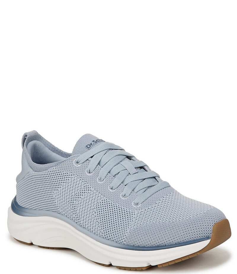 ドクター・ショール レディース シューズ スニーカー レース ニット Dr Scholls Feel Support Knit Lace Up Washable Sneakers Blue ブルー