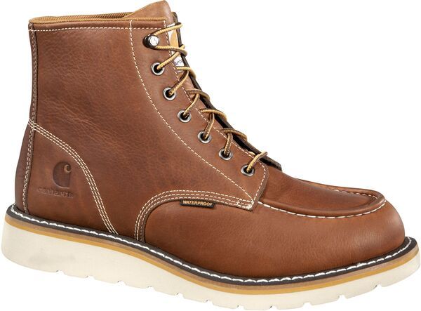 カーハート メンズ シューズ ブーツ・レインブーツ Carhartt Mens 6 Moc Wedge Work Boots Tan タン