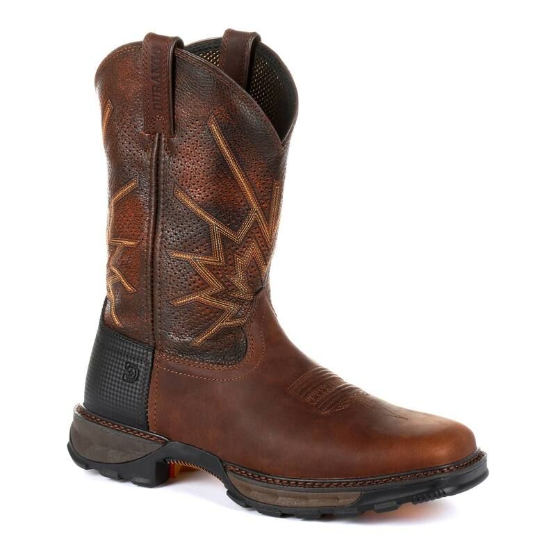 ドゥランゴ メンズ シューズ ブーツ・レインブーツ Tシャツ Durango Maverick XP Mens Waterproof Steel Toe Western Work Boots Toba