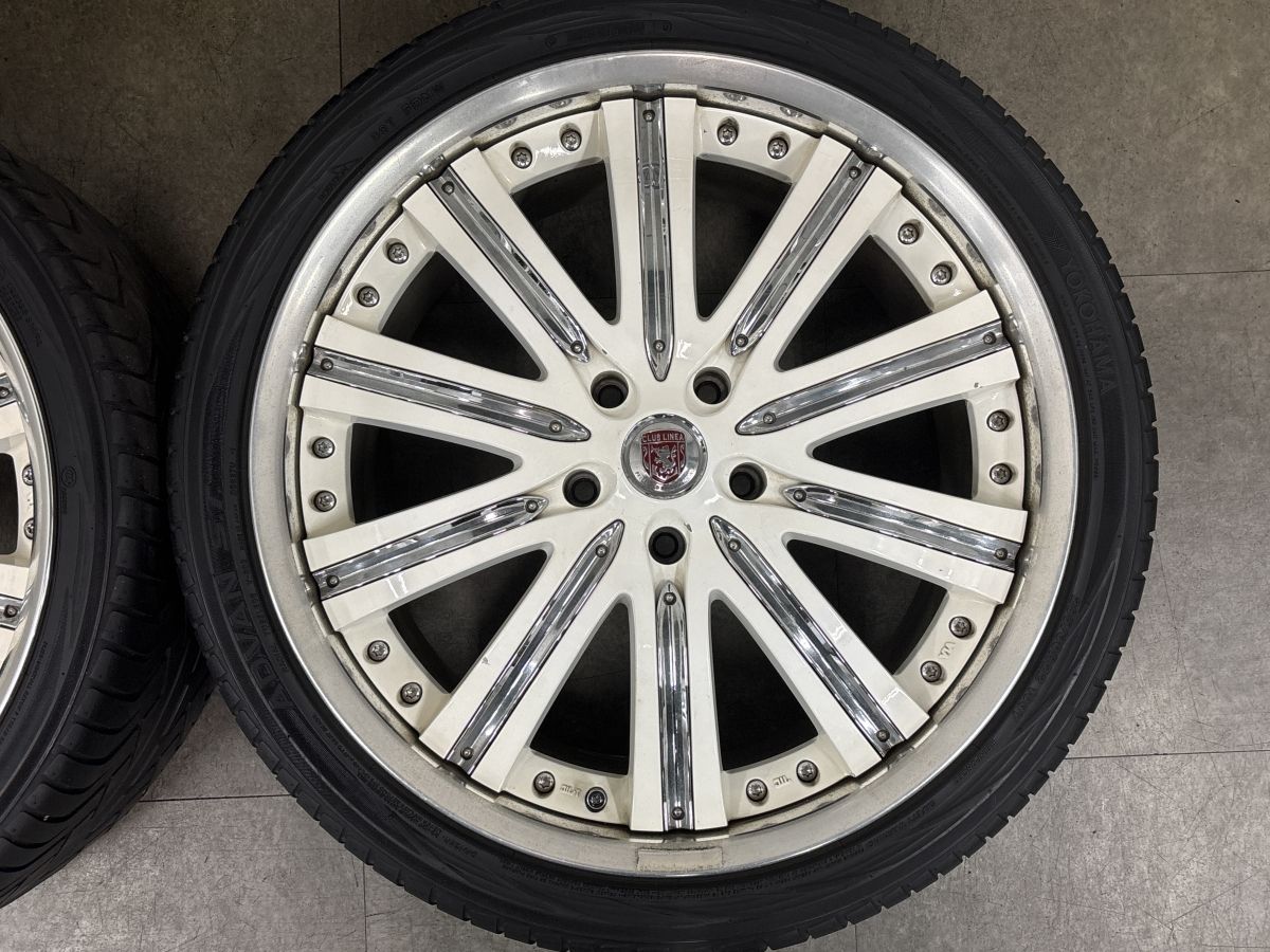 インチアップに】CRIMSON CLUB LINEA CL-25 22in 10J +55 PCD130 
