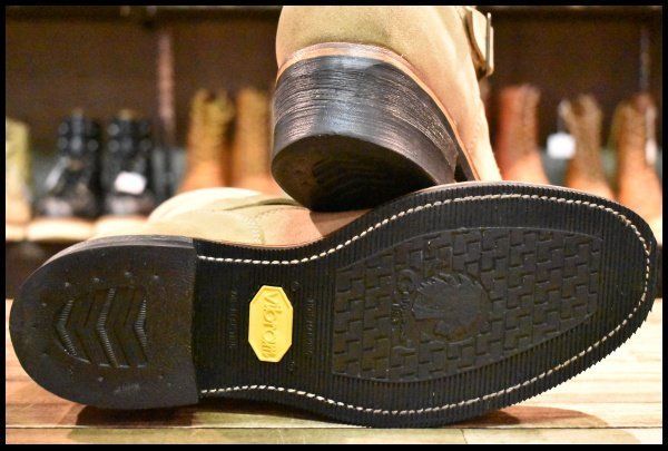 【美品】チペワ　91001 ショート　エンジニアブーツ　スエード　PT91 8.5E 良品 白タグ】Chippewa チペワ スエード ショートエンジニア