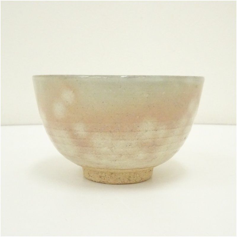 Ｗ１０７　茶碗　『萩茶碗』『天鵬山　広瀬淡雅 造』　共箱　抹茶碗　茶道具 萩焼 天鵬山造 広瀬淡雅 茶碗 茶道 抹茶 おしゃれ 抹茶茶碗 抹茶碗 和