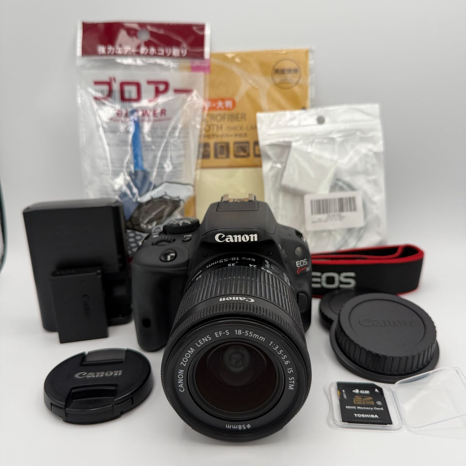 Canon EOS Kiss X7 EF-S 18-55mm IS STM スマホ転送OK 初心者セット SD
