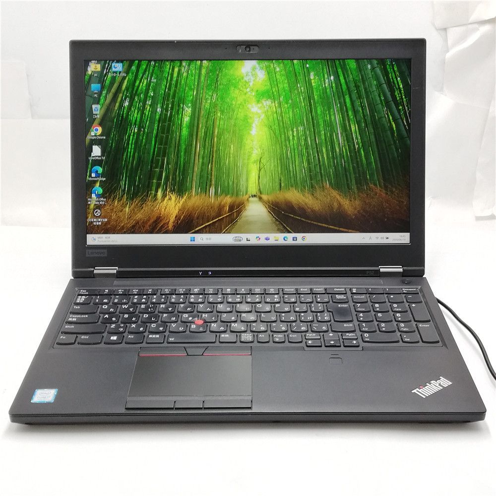 高性能 NVIDIA Wi-Fi有 ノートパソコン 中古美品 Lenovo P52 Core i7 8750H 16GB 512GB 高速SSD 無線LAN カメラ Windows11 Office 即使用可