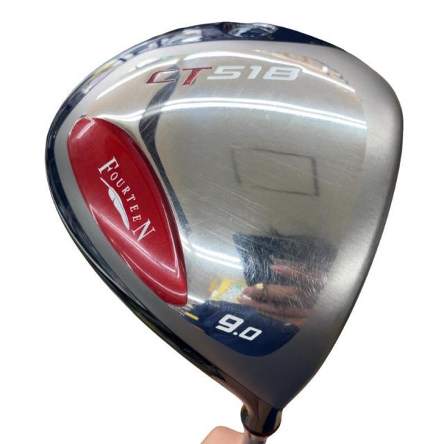 【中古】 フォーティーン CT-518 9°(47.75インチ) ドライバー DR FT-15d (フレックスS) メンズ 男性用 右利き 右用 Cランク ゴルフクラブ