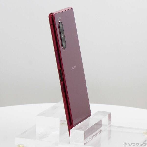 中古】Xperia 5 64GB レッド SOV41 SIMフリー - メルカリ