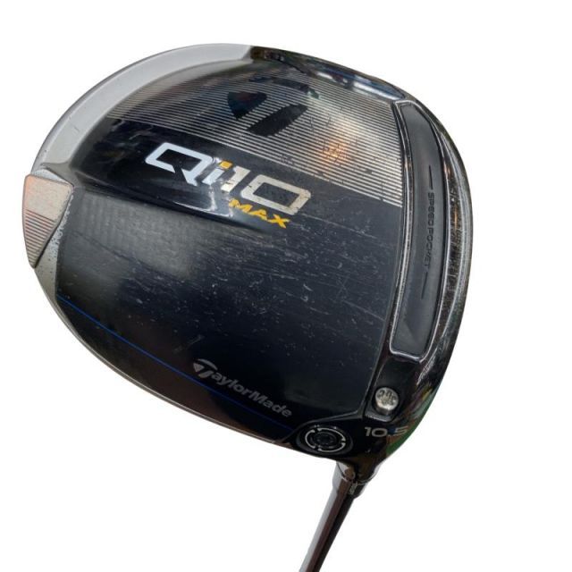 【中古】 テーラーメイド Qi10 MAX 10.5° ドライバー DR Diamana BLUE TM50(Qi10 DR) (フレックスS) メンズ 男性用 右利き 右用 Cランク ゴルフクラブ