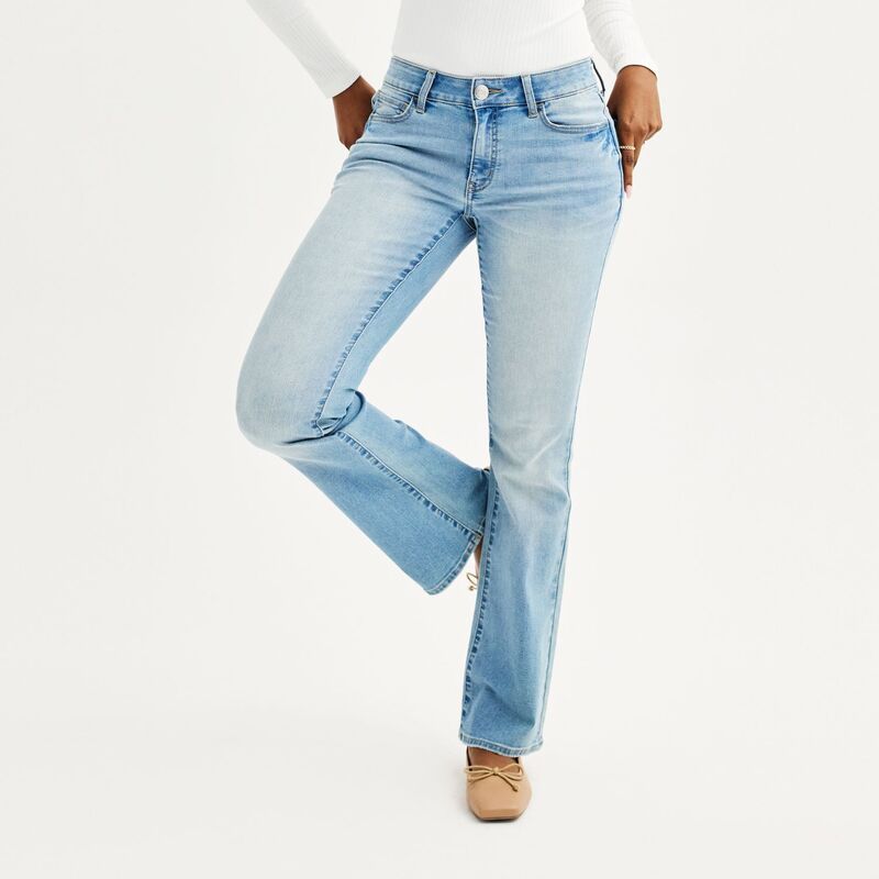 エスオー レディース ボトムス デニムパンツ ブーツカット ローライズ ブーツ ジーンズ Juniors SO Low Rise Bootcut Jeans Lite