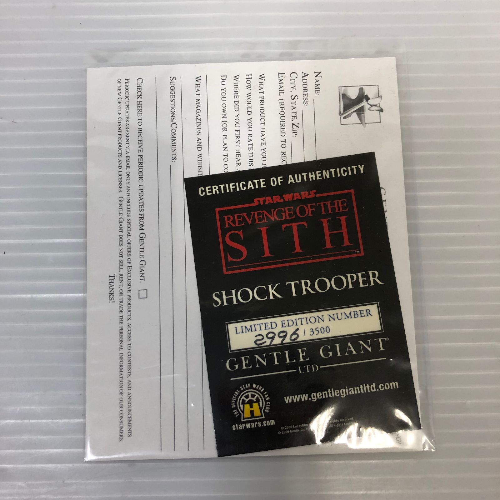 スターウォーズ ショックトルーパーデラックスコレクタブルバスト 