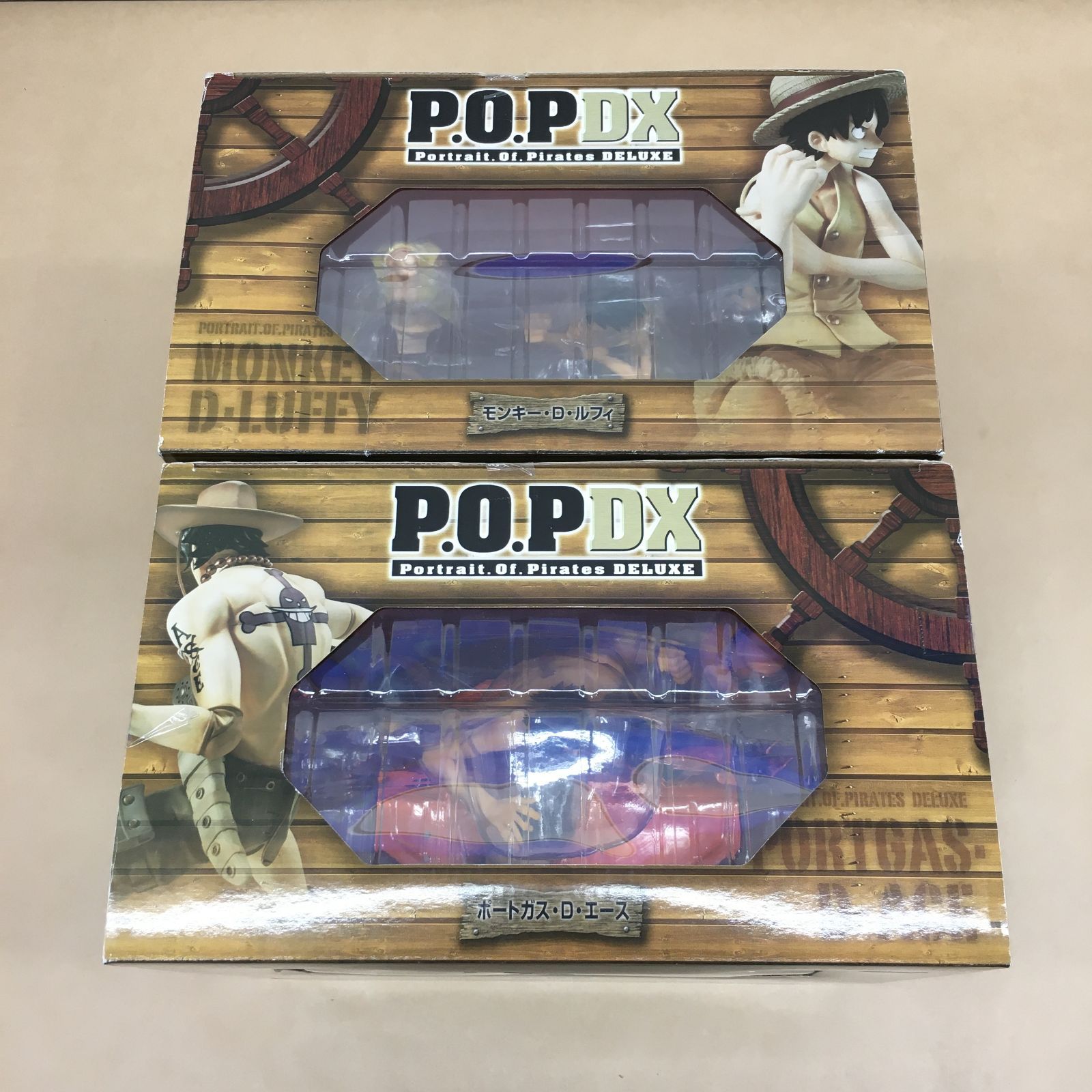 未開封 ワンピース P.O.P DX ルフィ エース フィギュア セット【WS1982