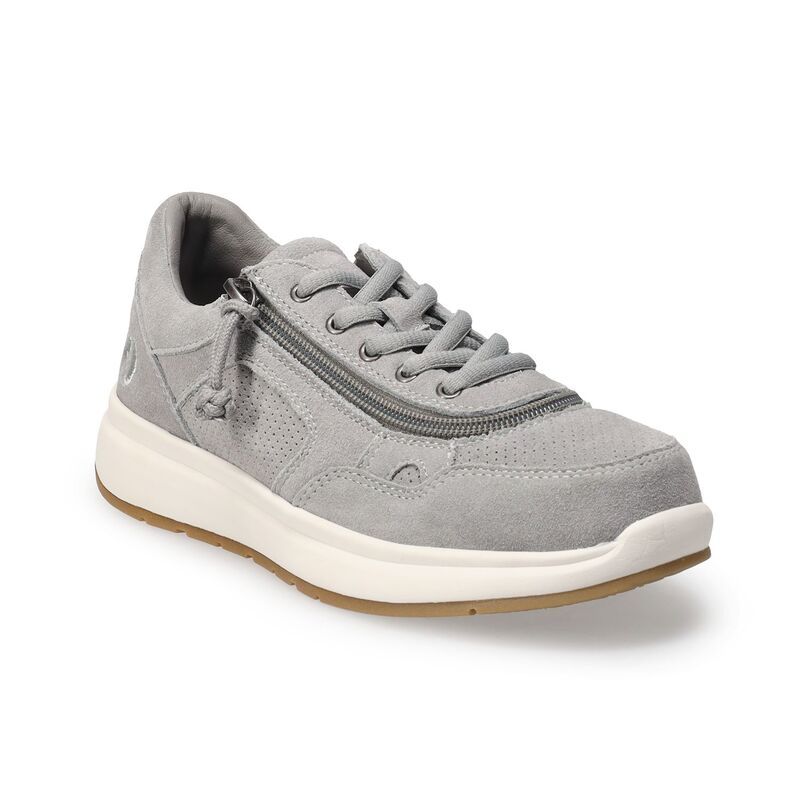 ビリーフットウェア レディース シューズ スニーカー スエード BILLY Footwear Womensuede Comfort Jogger Shoes Gray グレー
