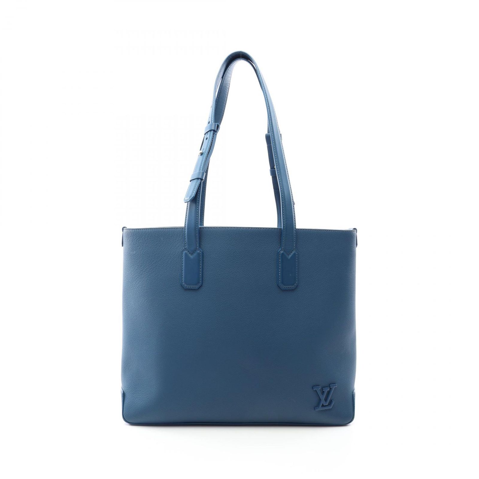 ルイ・ヴィトン LOUIS VUITTON トートバッグ ファストライン LVアエログラム M23707 ブルー レザー ファストライントート レディース Used A