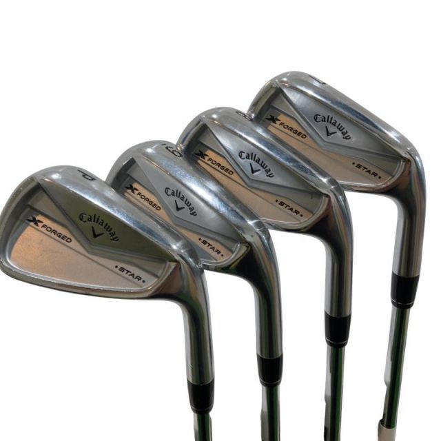 【中古】 キャロウェイ X FORGED STAR(2024) 6S アイアンセット IR リシャフト (フレックスその他) メンズ 男性用 右利き 右用 Cランク ゴルフクラブ