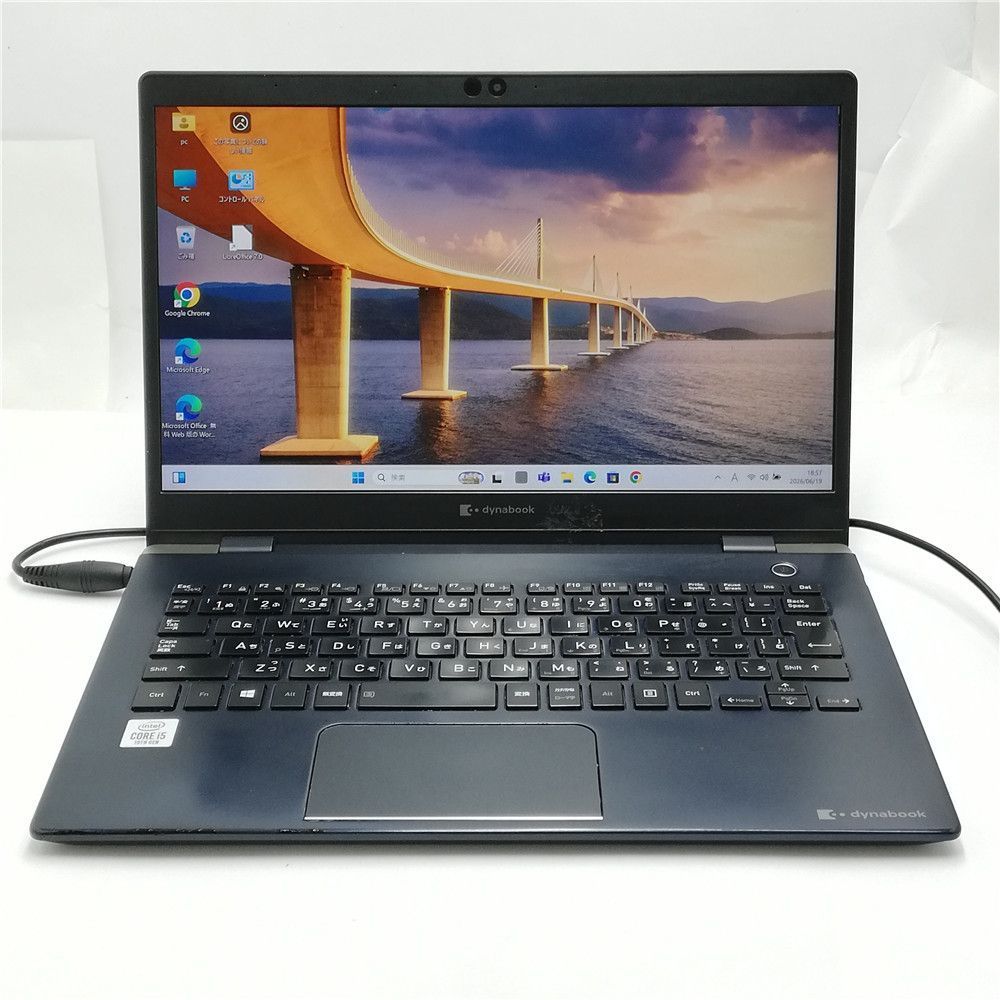 激安 Wi-Fi有 タッチパネル 中古ノートパソコン 東芝 G83/FP Core i5 10210U 8GB 256GB 高速SSD 無線LAN カメラ Windows11 Office 即使用可