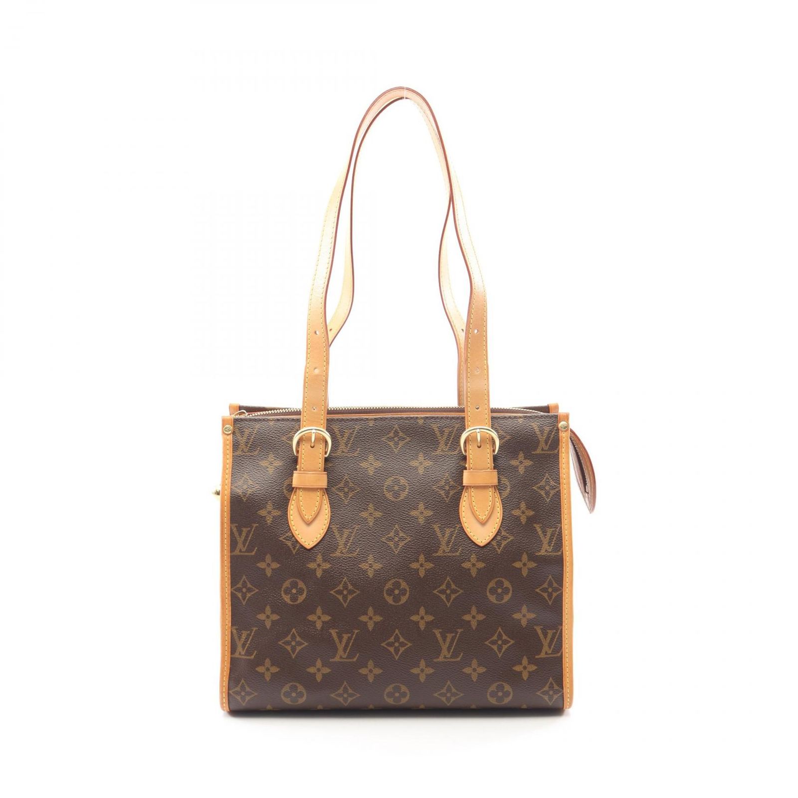 ルイ・ヴィトン LOUIS VUITTON トートバッグ ポパンクール オ M40007 PVCコーティングキャンバス レザー ポパンクール・オ レディース Used A