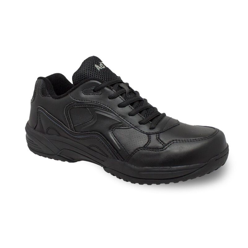 アドテック メンズ シューズ スニーカー AdTec Uniformens Composite Toe Work Shoes Black ブラック