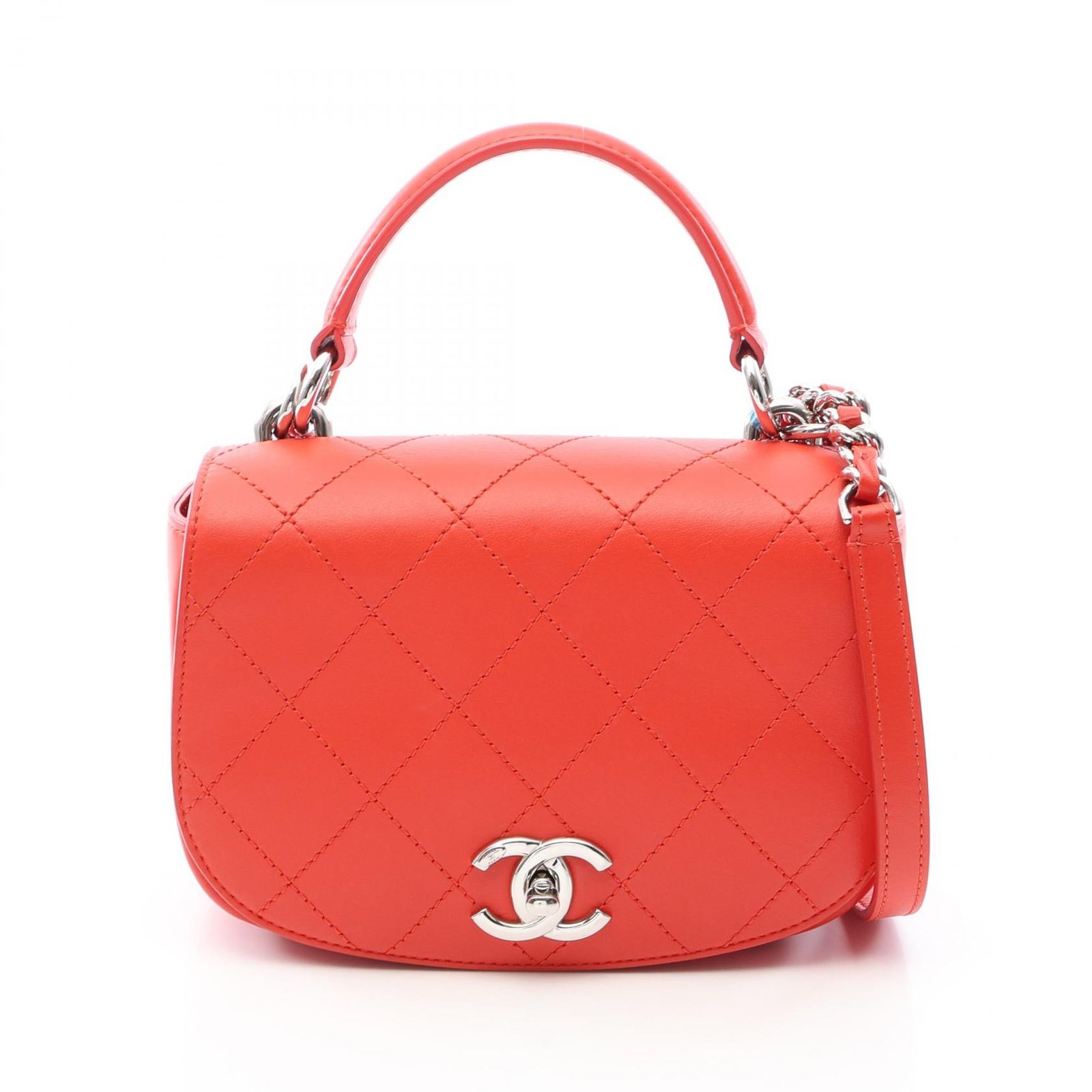 シャネル CHANEL ショルダーバッグ マトラッセ トップハンドル 2WAY
