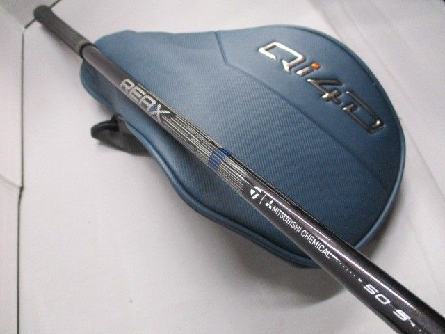 新品 Qi4D REAX 50Mid Rotation Blue(S) 1W用 ドライバー テーラーメイド Qi4D/REAX 50 Mid Rotation Blue/S/9