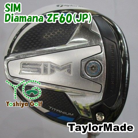 フェアウェイウッド テーラーメイド SIM/Diamana ZF60(JP)/S/19[142641]