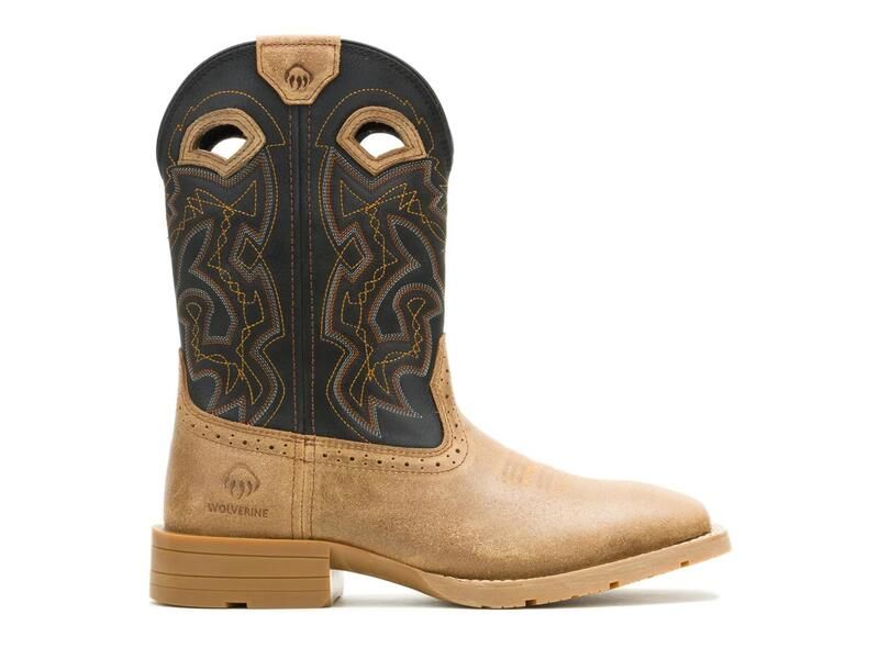 ウルヴァリン メンズ シューズ ブーツ・レインブーツ WolverineWheatland Wellington Hyperrest Work Boot Mens BlackTan ブラック