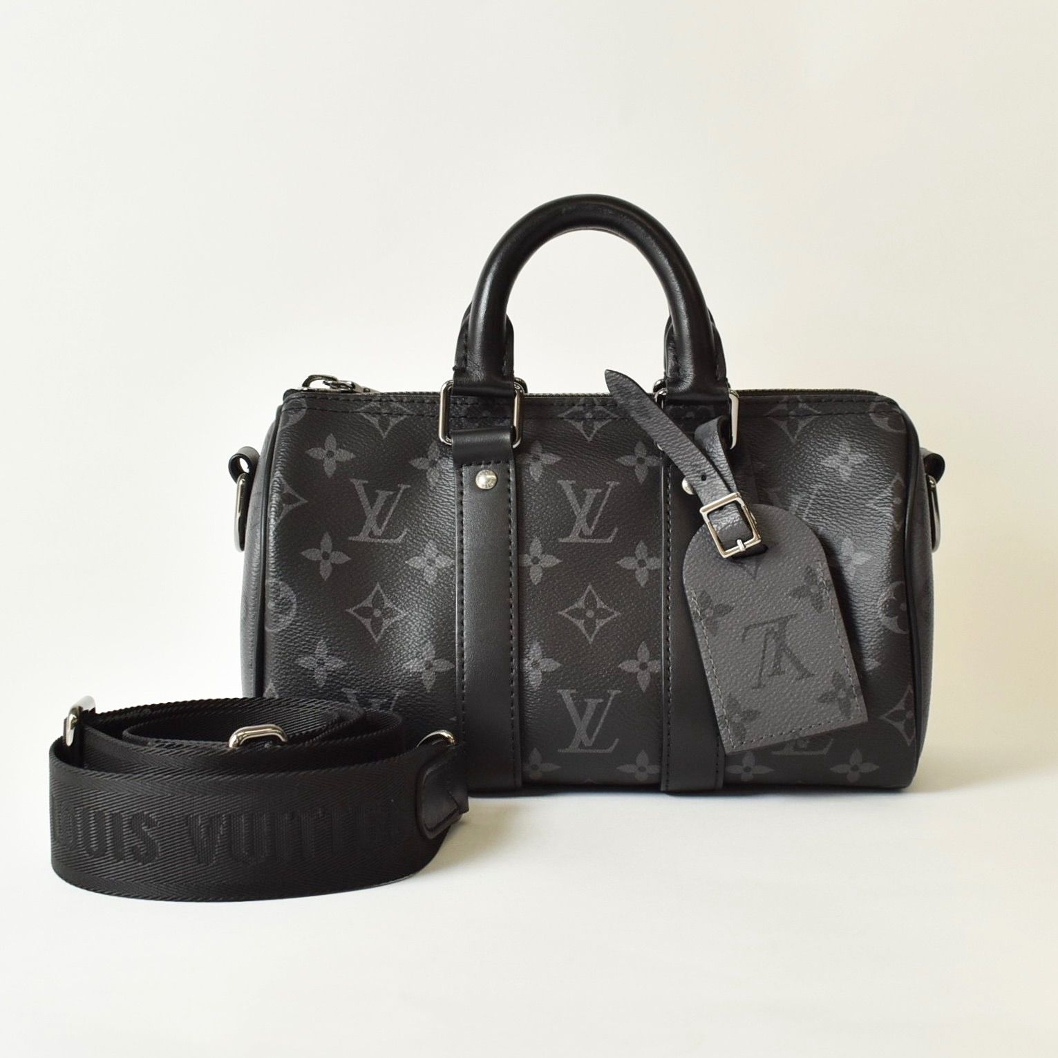 LOUIS VUITTON ルイヴィトン モノグラム エクリプス キーポル バンドリエール 25 ハンドバッグ ２wayバッグ M46271