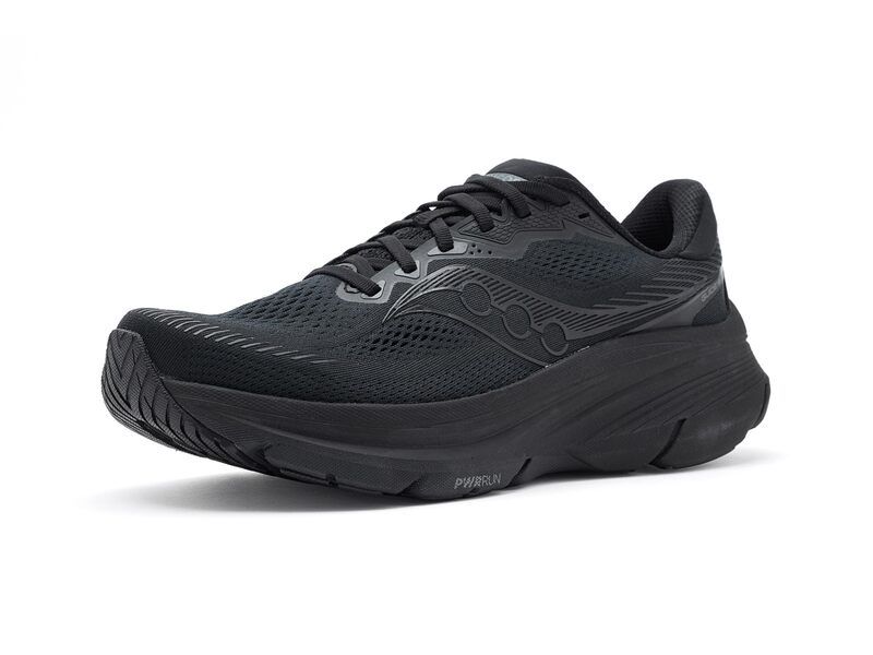 サッカニー メンズ シューズ スニーカー Saucony Guide 19 Triple Black ブラック