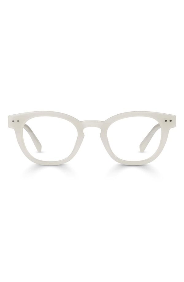 アイブブス レディース アクセサリー サングラス・アイウェア eyebobs Waylaid 45mm Round Readinglasses Milky White ホワイト