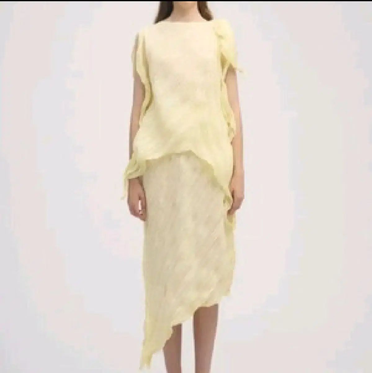 ISSEY MIYAKE イッセイミヤケ リンクル ツイスト トップス スカート セット