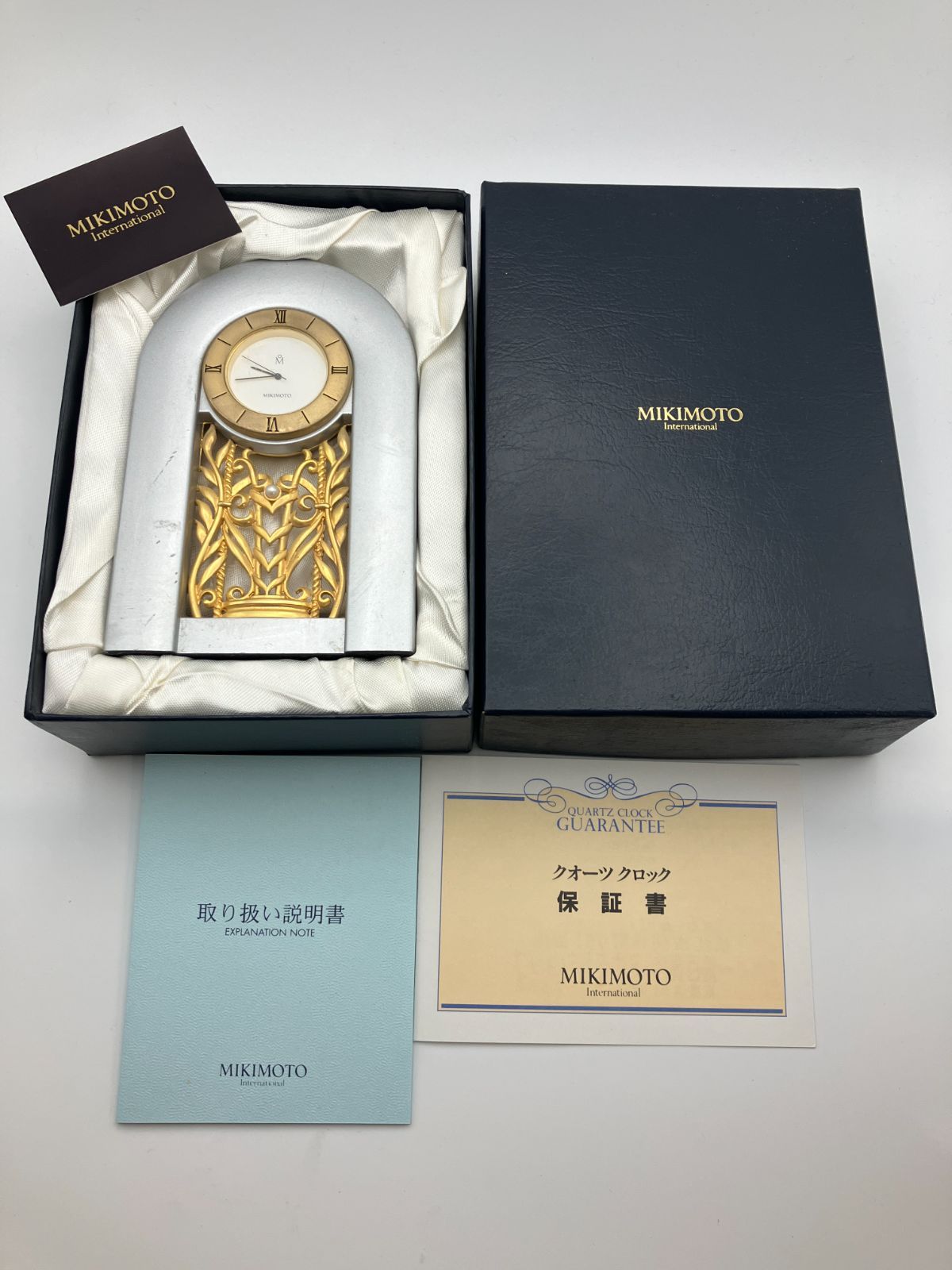 MIKIMOTO アーチ型置時計 - メルカリ