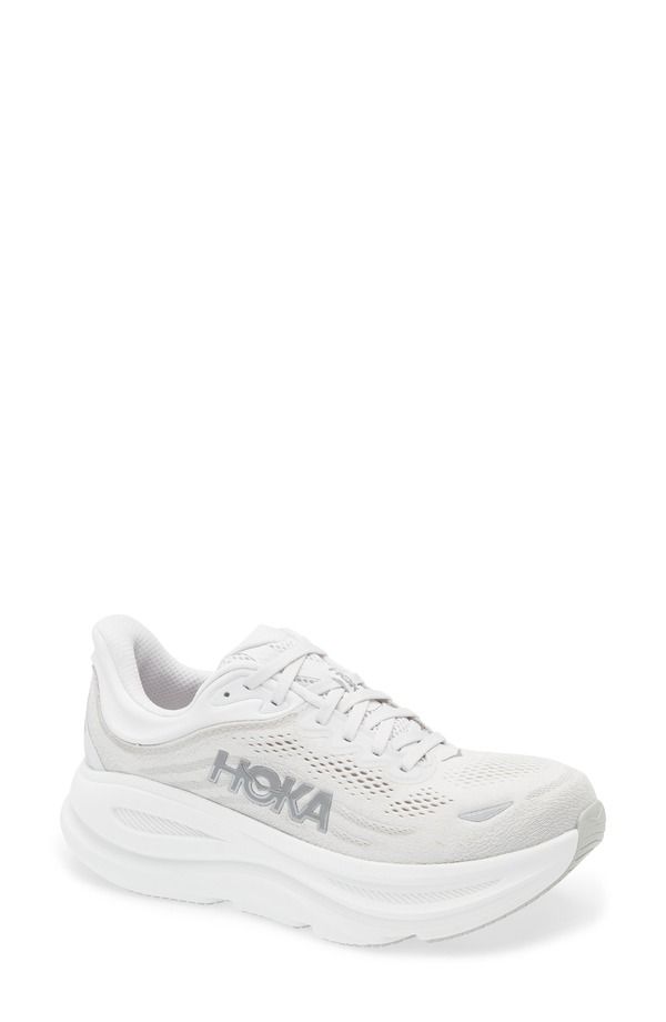 ホカオネオネ レディース シューズ スニーカー HOKA Bondi 9 Running Shoe Stardust Silver シルバー