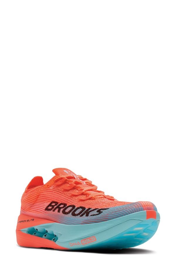 ブルックス レディース シューズ スニーカー Brooks Hyperion Elite 5 Running Shoe Pink Clay Atomizer Blue ブルー