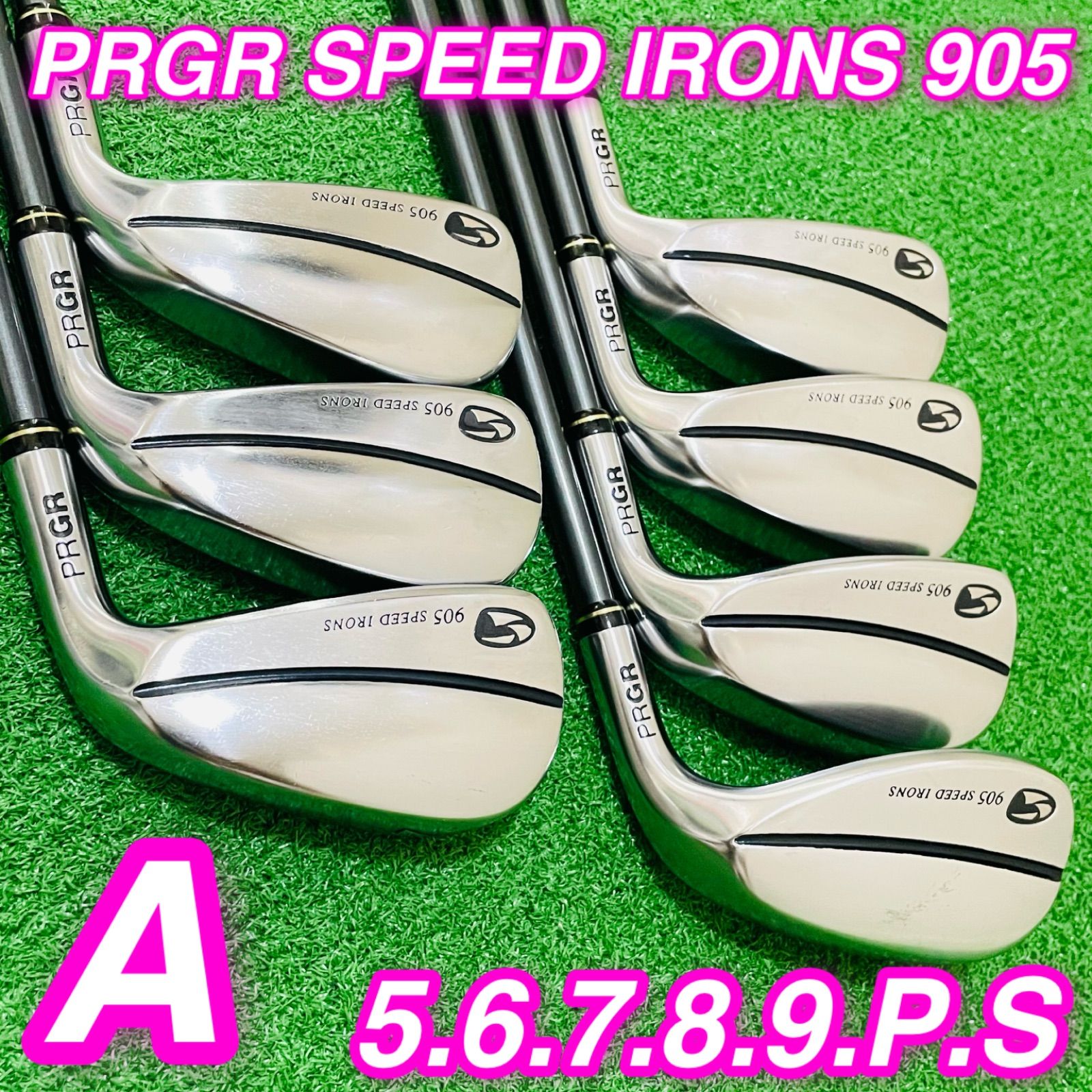 217 PRGR SPEED IRONS 905 プロギア レディース 女性用 アイアン7本セット M-34 フレックスA 5.6.7.8.9.P.S 送料無料 匿名配送