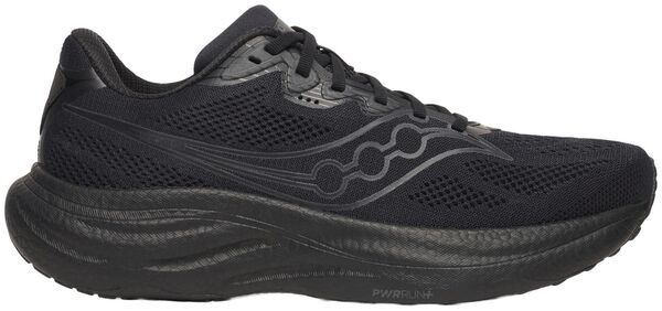 サッカニー メンズ シューズ スニーカー Saucony Mens Ride 19 Running Shoes Triple Black ブラック