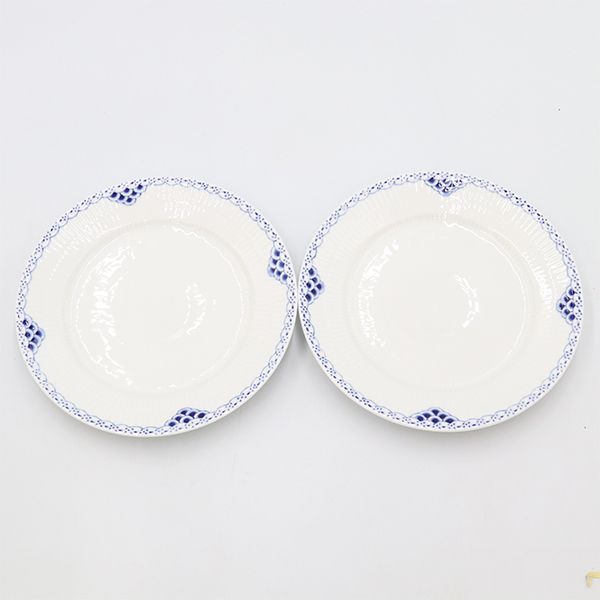 【セット】ロイヤルコペンハーゲン Royal Copenhagen プレート プリンセス ２枚セット 直径19cm【ww】【中古】5000002800300040
