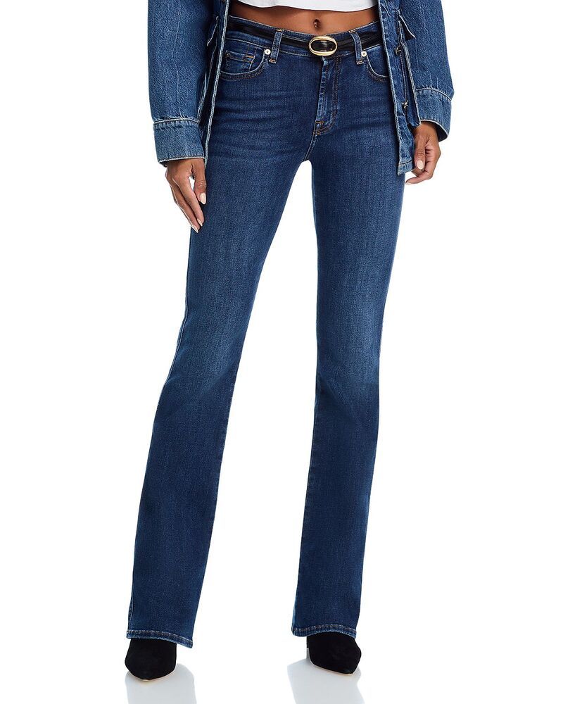 セブンフォーオールマンカインド レディース ボトムス デニムパンツ ブーツカット ブーツ ジーンズ 7 For All Mankind Kimmie Mid Rise Bootcut Jeans Hi