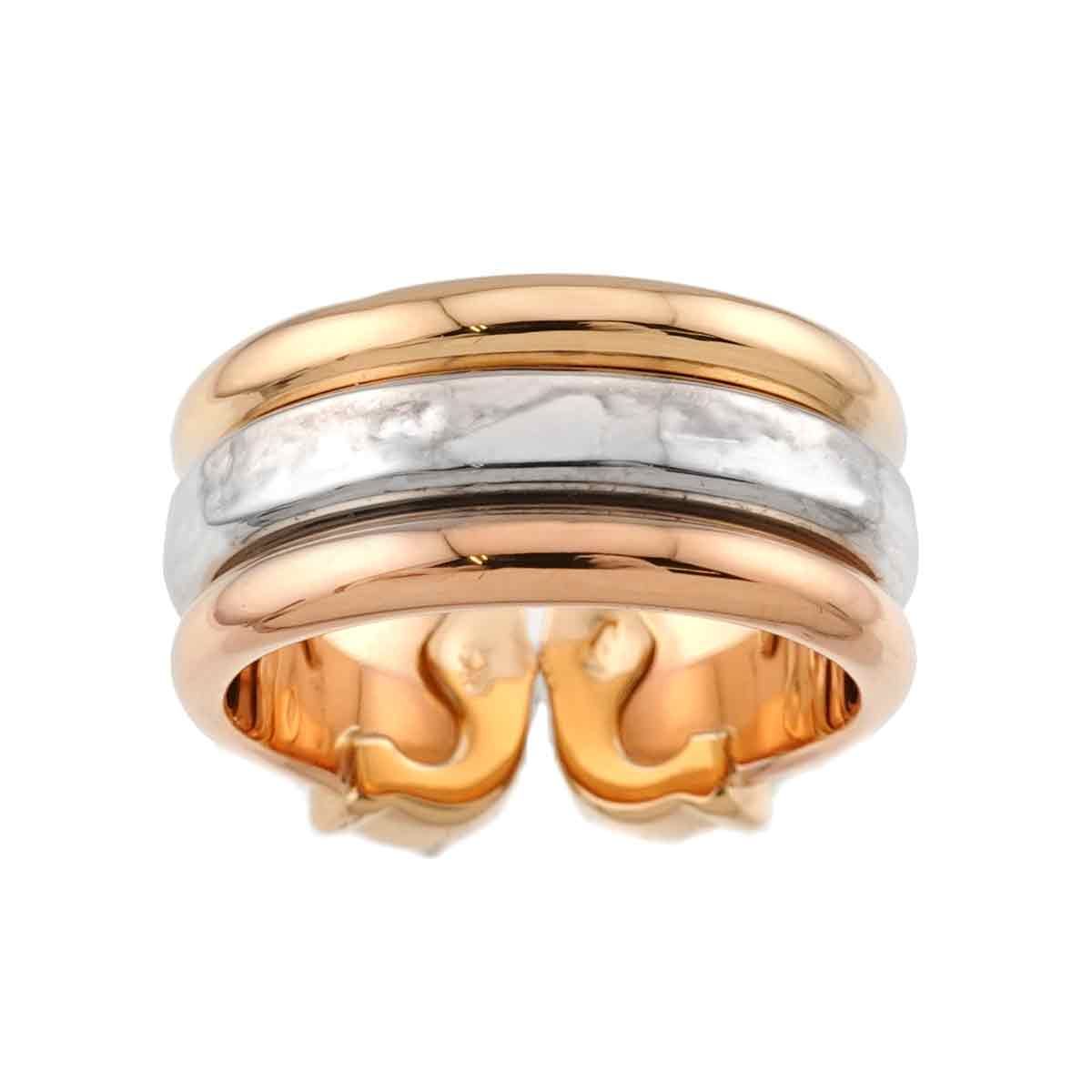 カルティエ Cartier 2C #48 ダイヤ リング K18 YG WG PG スリーカラー