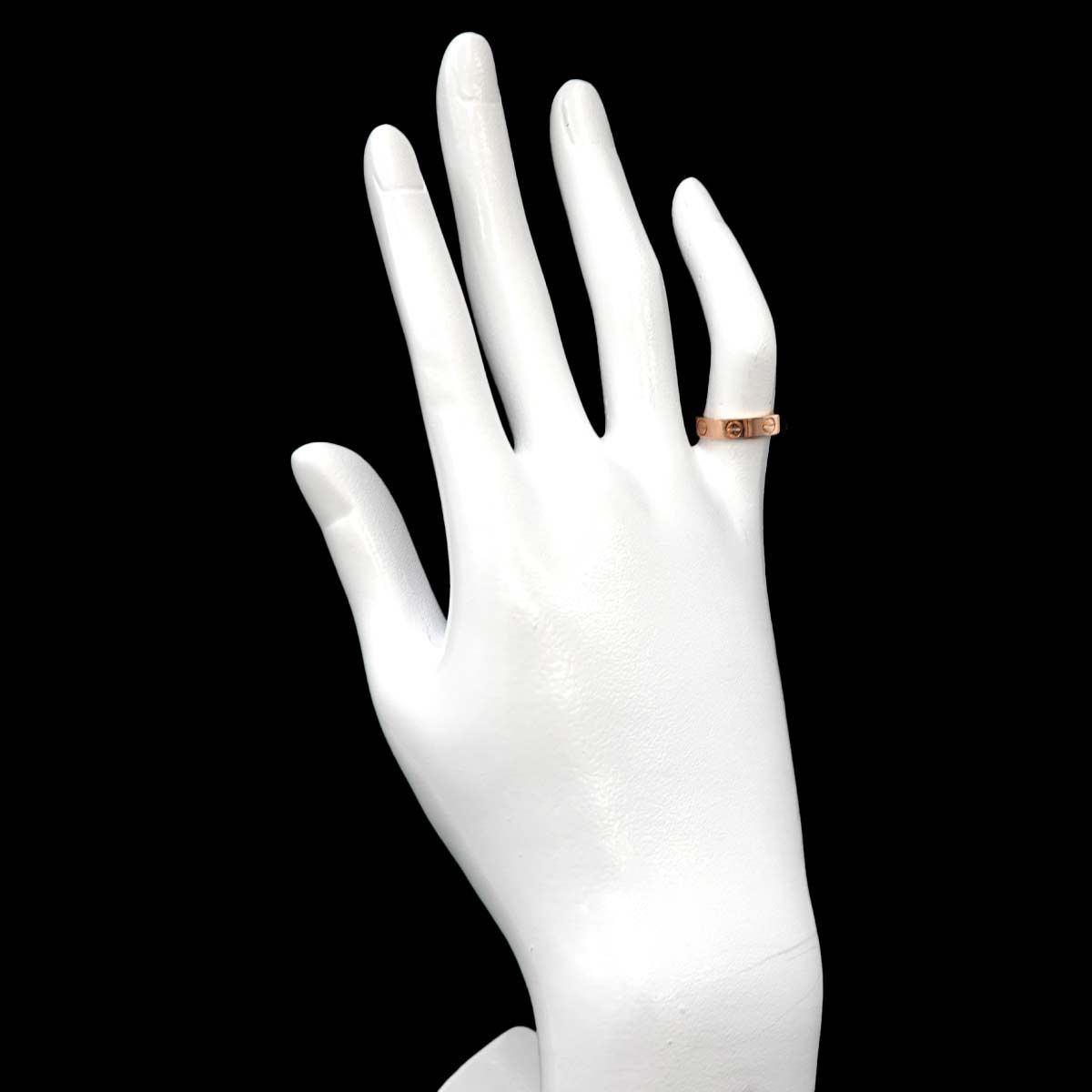 カルティエ Cartier ミニラブ #45 リング K18 PG ピンクゴールド 750