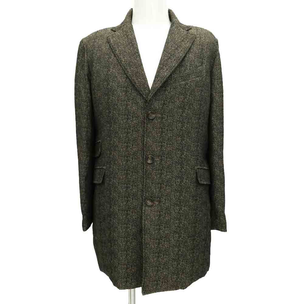 TATRAS タトラス 17AW MTA17A4434 ATELIER LINE TANARO アトリエライン タナロ ダウン チェスターコート ベージュ系 ブラック系 L 03【中古】 TATRAS タトラス 17AW MTA17A4434 ATELIER LINE TANARO アトリエライン