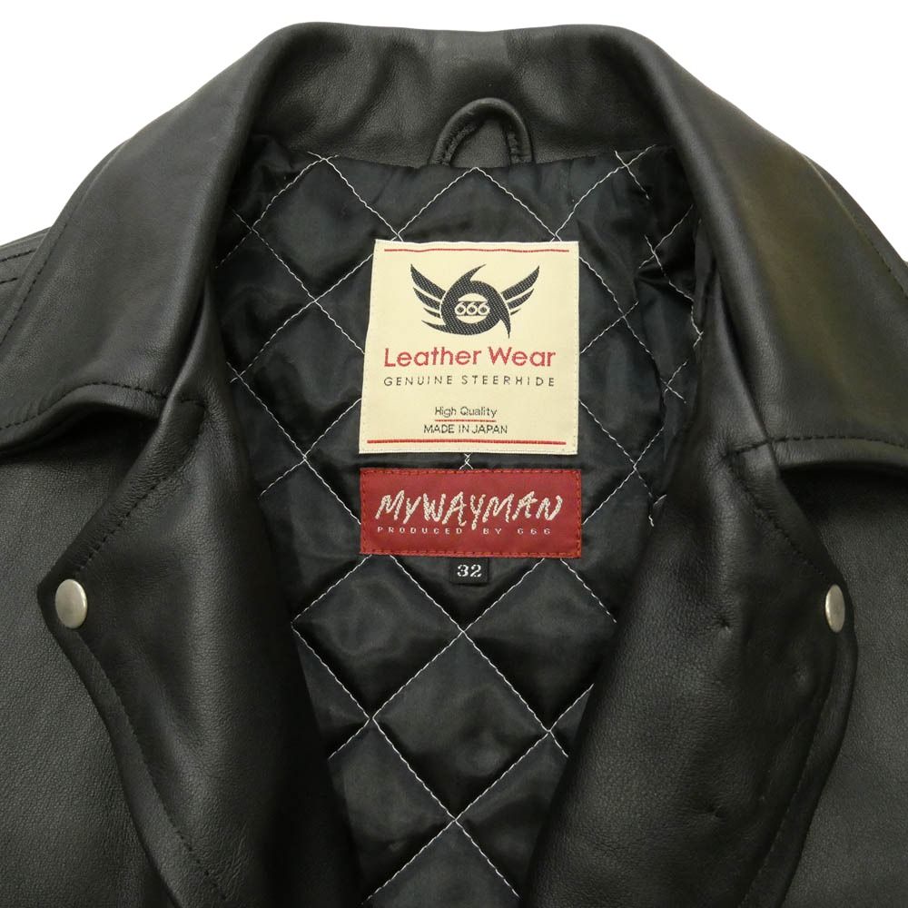 トリプルシックス 666 MY WAY MAN マイウェイマン ワンスター レザー