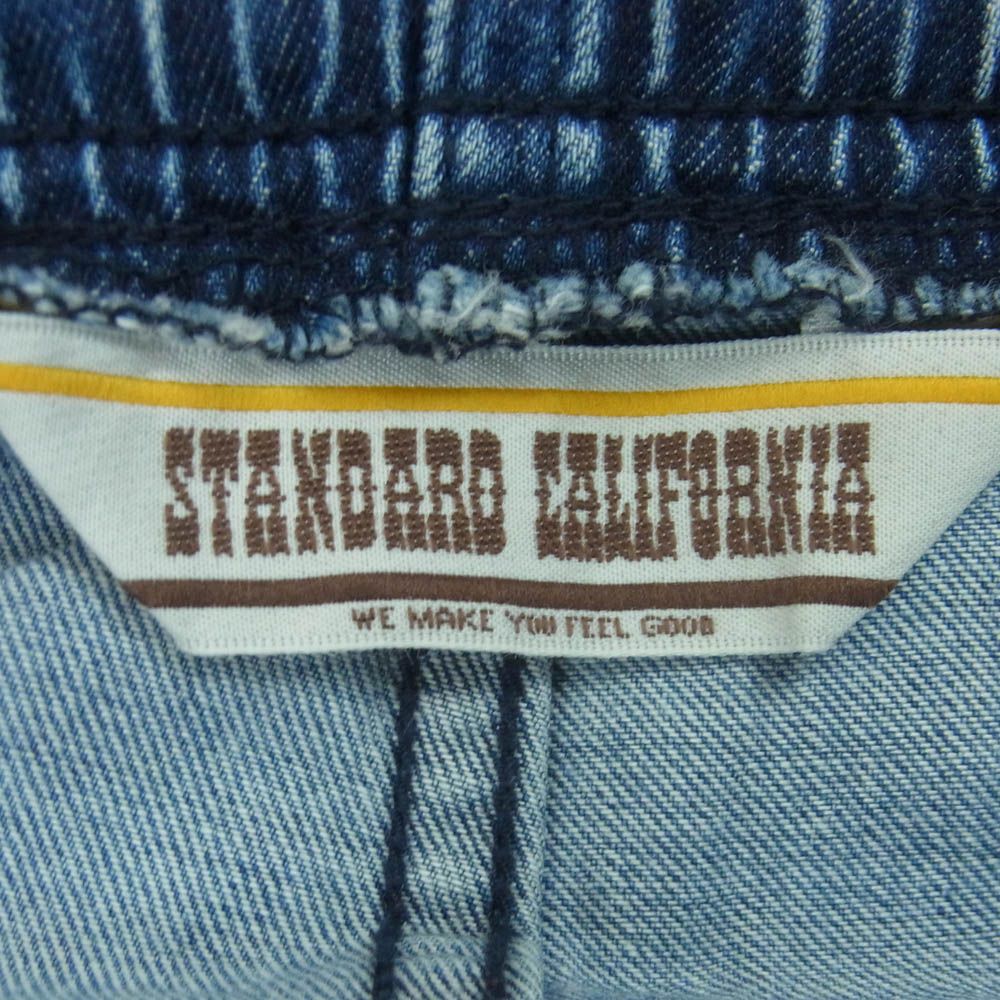 STANDARD CALIFORNIA スタンダードカリフォルニア SD EASY SHORTS SD刺繍 イージー ショーツ デニム ショート パンツ インディゴブルー系 L【中古】 STANDARD CALIFORNIA スタンダードカリフォルニア SD EASY SHORTS SD