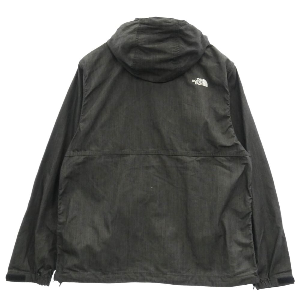 THE NORTH FACE ノースフェイス NP22136 Nylon Denim Compact Jacket ナイロン デニム コンパクト ジャケット インディゴ染 M ダークグレー系 M【中古】 THE NORTH FACE ノースフェイス NP22136 Nylon Denim Compact Jacket