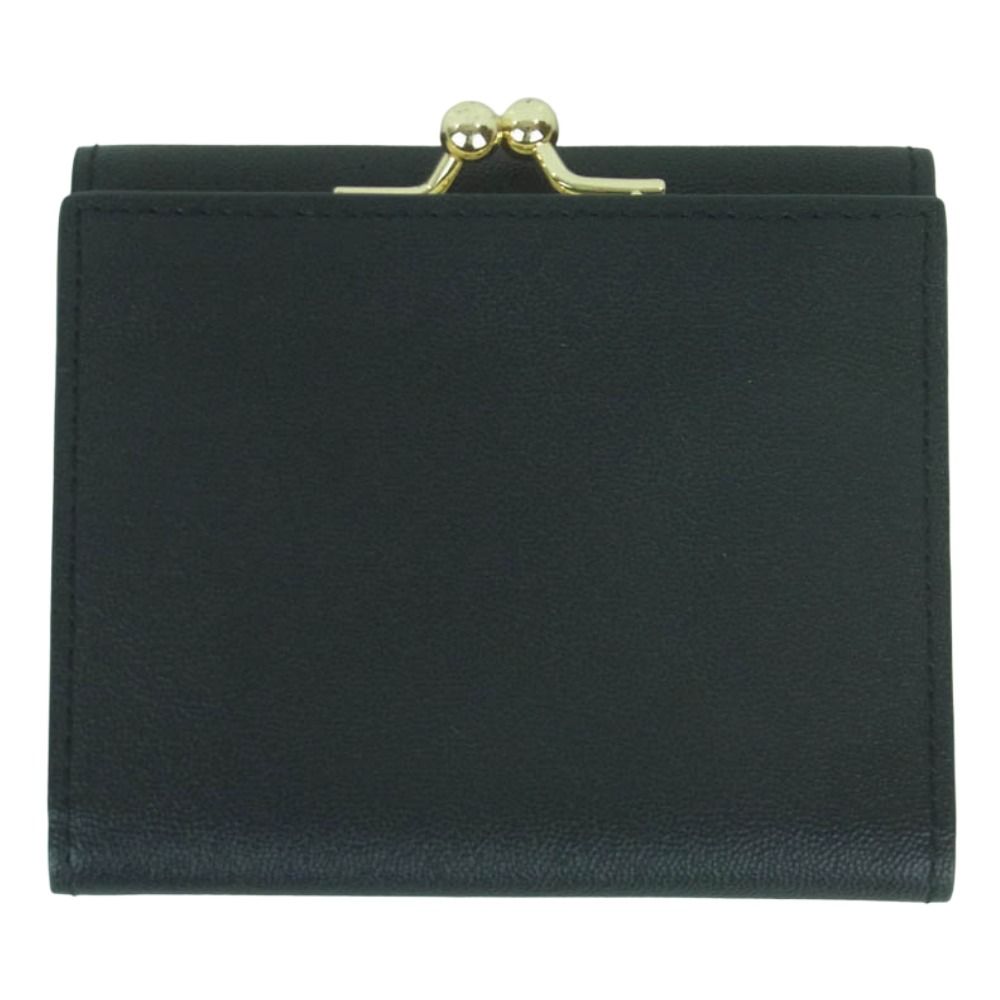 【未使用】ポールスミス がま口3つ折り財布　ラブレター　ブラック Paul Smith ポール・スミス ラブレター がま口 3つ折り コンパクト