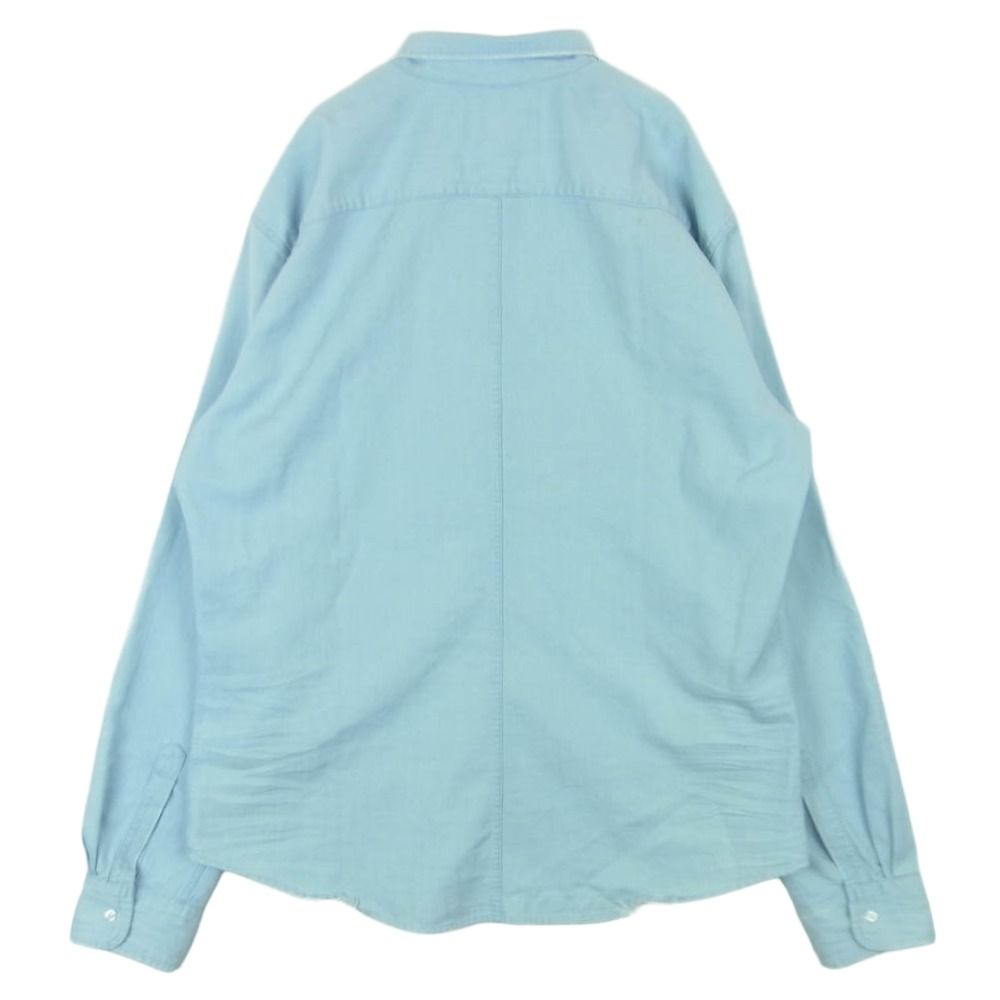 Frank&Eileen フランクアンドアイリーン 9920700048 LUKE ルーク ストーンウォッシュ インディゴ TBTD 長袖 シャツ ライトブルー系 L【中古】 Frank&Eileen フランクアンドアイリーン 9920700048 LUKE ルーク
