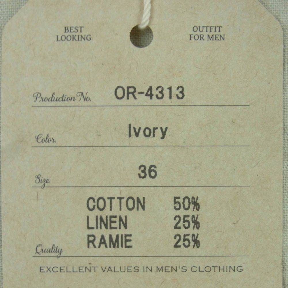 ORGUEIL オルゲイユ OR-4313 Cotton Linen Sack Jacket コットン