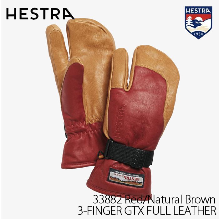 ヘストラ メンズ グローブ 20-21 HESTRA 3-FINGER GTX FULL LEATHER