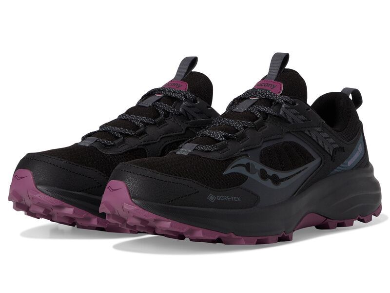 サッカニー レディース シューズ スニーカー Saucony Excursion TR17 GTXR BlackPlum ブラック